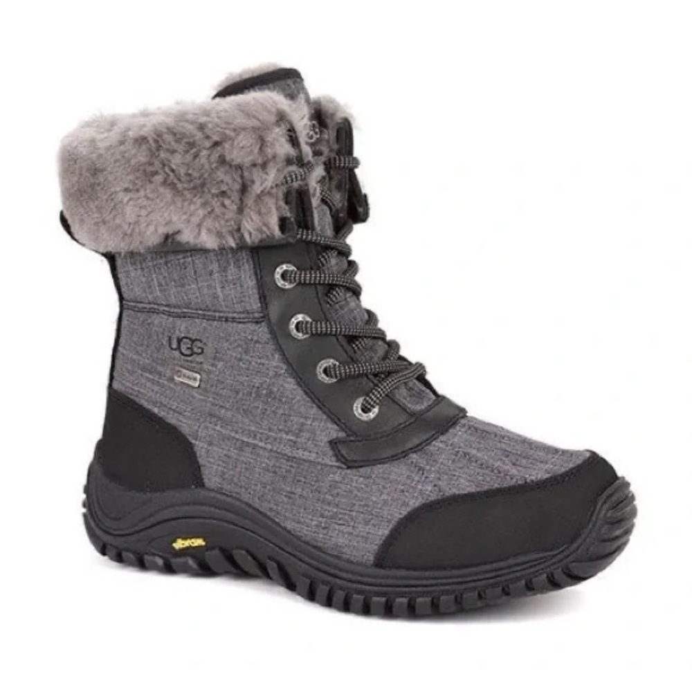UGG Women's Gray and Black Winter Boots